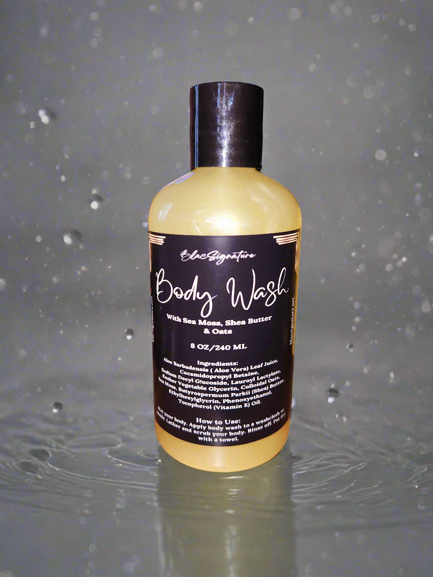 For Extra Dry Skin | Body Wash with Sea Moss, Shea Butter, and Oats, 8oz